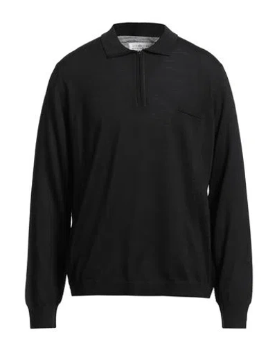 Maison Margiela Man Sweater Black Size Xl Wool, Cotton