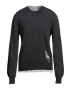Maison Margiela Man Sweater Charcoal Size Xl Wool, Acetate, Viscose In Grey