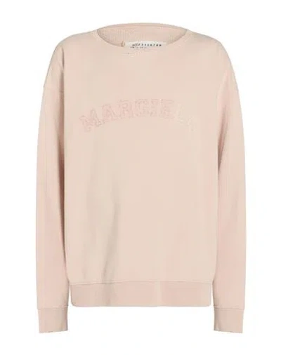 Maison Margiela Man Sweatshirt Beige Size Xs Cotton In Neutral