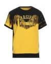 Maison Margiela Two-tone Cut-out Cotton T-shirt In Black