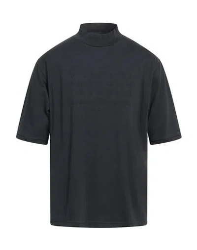 Maison Margiela Man T-shirt Black Size Xxl Cotton