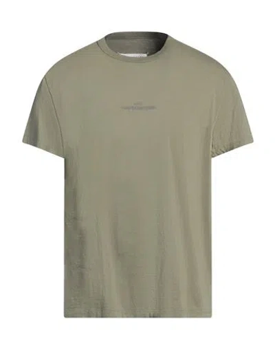 Maison Margiela Man T-shirt Military Green Size Xl Cotton