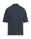 Maison Margiela Man T-shirt Slate Blue Size Xl Cotton