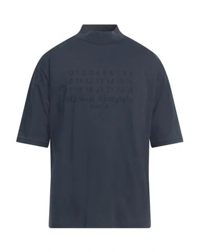 Maison Margiela Man T-shirt Slate Blue Size Xl Cotton