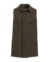 Maison Margiela Man Tailored Vest Military Green Size 36 Wool