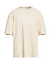 Maison Margiela Crew-neck T-shirt With Logo T-shirts White In White