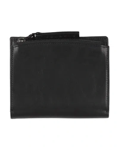 Maison Margiela Man Wallet Black Size - Cow Leather