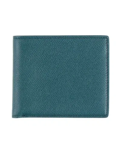 Maison Margiela Man Wallet Deep Jade Size - Cow Leather In Green