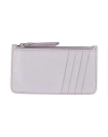 Maison Margiela Man Wallet Lilac Size - Goat Skin, Brass, Zinc, Aluminum, Copper In Purple