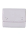 Maison Margiela Man Wallet Lilac Size - Goat Skin In Burgundy