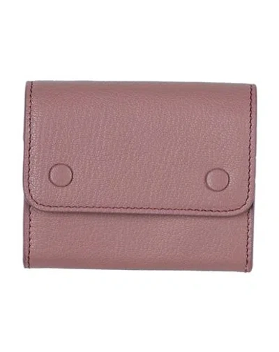 Maison Margiela Man Wallet Pastel Pink Size - Goat Skin In Pink