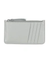 Maison Margiela Man Wallet Sky Blue Size - Goat Skin, Brass, Zinc, Aluminum, Copper