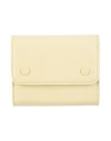 Maison Margiela Man Wallet Yellow Size - Goat Skin