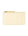 Maison Margiela Man Wallet Yellow Size - Goat Skin, Brass, Zinc, Aluminum, Copper