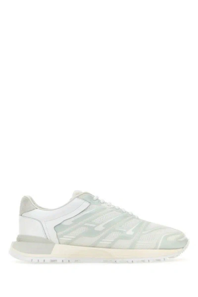 MAISON MARGIELA MAISON MARGIELA MAN WHITE MESH AND RUBBER 50-50 SNEAKERS