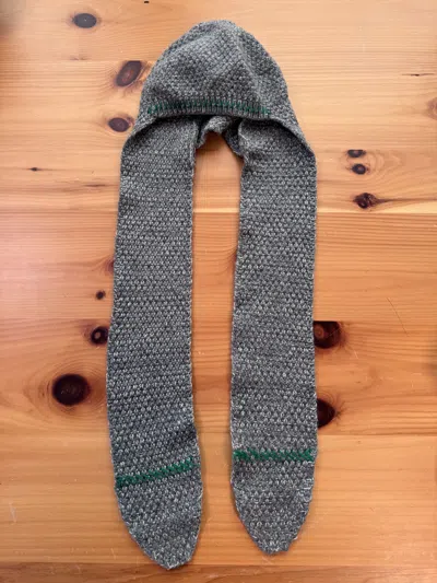Pre-owned Maison Margiela Margiela Ear Flap Knit Beanie Hat In Gray