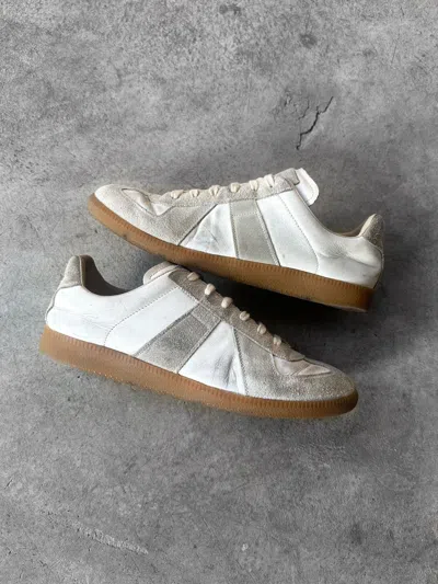 Pre-owned Maison Margiela Margiela Replica Gats Shoes In White