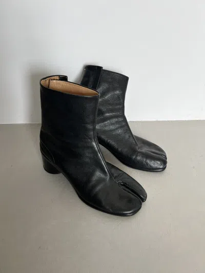 Pre-owned Maison Margiela Margiela Tabi Boots Eu 41 In Black