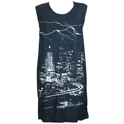 Pre-owned Maison Margiela Martin Margiela Lighting Skyline Dress In Black