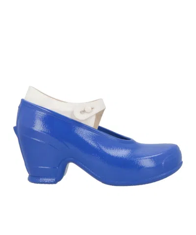 Maison Margiela Mary Jane Courts In Blue