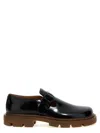 Maison Margiela Leather Monk Shoes In Black