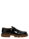 Maison Margiela Leather Monk Shoes In Black