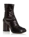 Maison Margiela Masion Margiela Women's Tabi Split Toe Block Heel Booties In Gun Metal