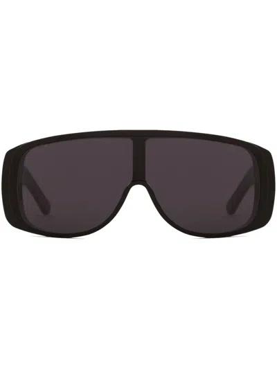 Maison Margiela Mask-frame Sunglasses In 961 Silver