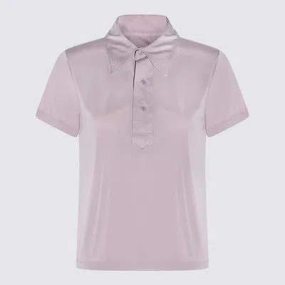 Maison Margiela Light Mauve Polo Shirt In Purple
