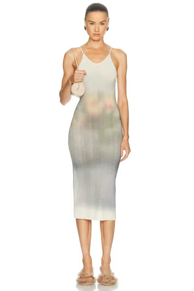 Maison Margiela Maxi Dress In Gray