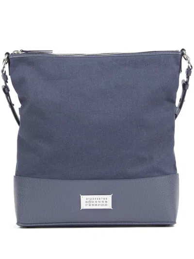 Maison Margiela 5ac Foldover Shoulder Bag In Blue