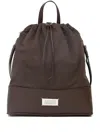 Maison Margiela Medium 5ac Leather Backpack In Brown
