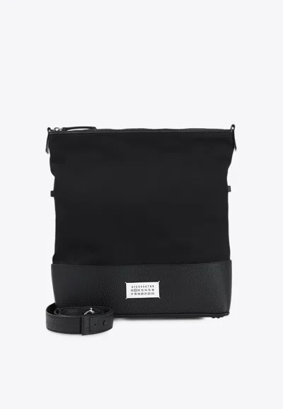 Maison Margiela Medium 5ac Logo Shoulder Bag In Black