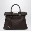 Maison Margiela 5ac Loved To Death Calf Leather Medium Top Handle Bag In Brown