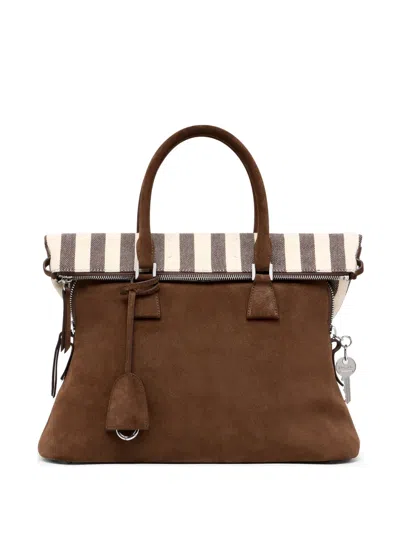 Maison Margiela Medium 5ac Tote Bag In Brown