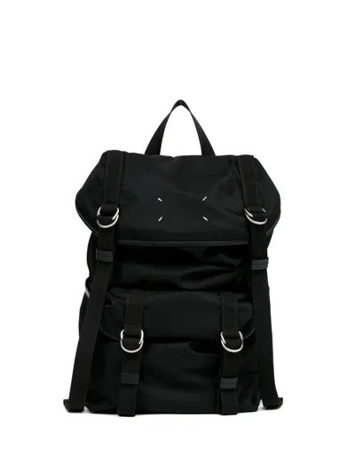 MAISON MARGIELA MAISON MARGIELA  MEDIUM BLACK TECHNICAL BACKPACK