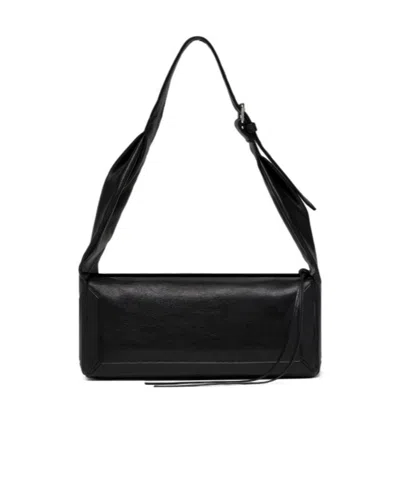 Maison Margiela Medium Box Bag East West Shoulder Bag In Black
