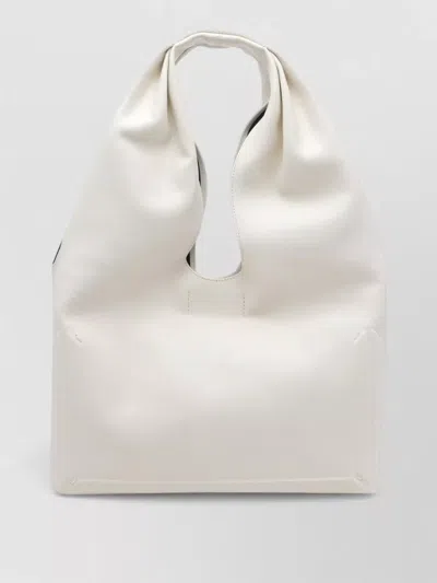 Maison Margiela Medium Box Tote Bag Double Handles In White