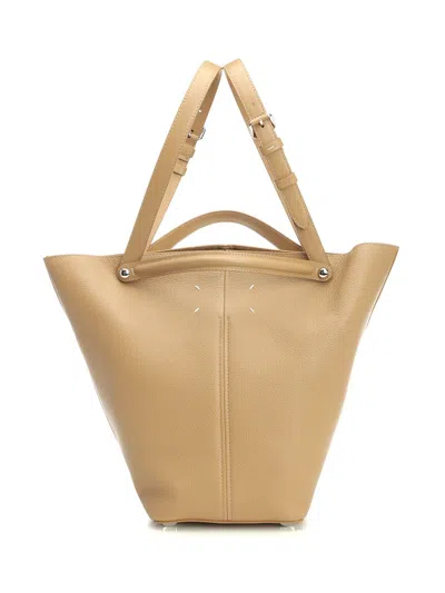 Maison Margiela Medium Dress-age Bag Shoulder Bags Beige In Brown