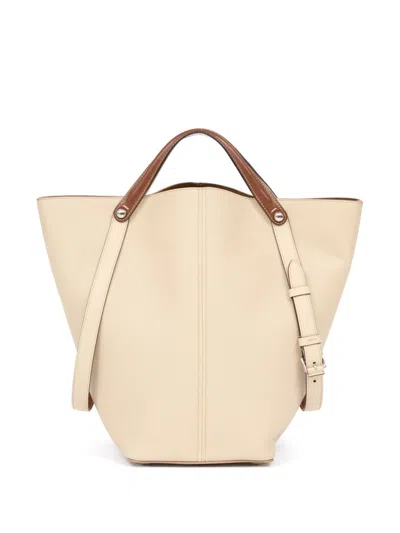 Maison Margiela Medium Dress-age Shoulder Bag In Neutrals