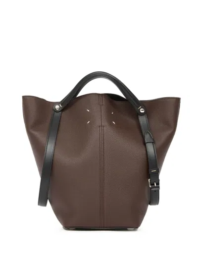 Maison Margiela Medium Dress-age Tote Bag In Brown