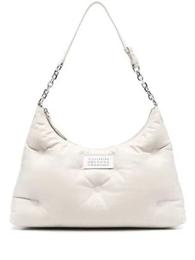 Maison Margiela Medium Glam Slam Shoulder Bag In Neutrals