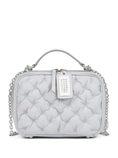 Maison Margiela Medium Glam Slam Shoulder Bag In Weiss