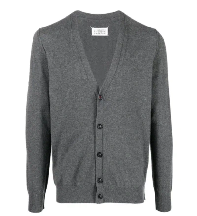 Maison Margiela Medium Grey Wool Sweater In Gray