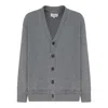 Maison Margiela Medium Grey Wool Sweater In Gray