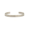 MAISON MARGIELA MEDIUM MARGIELA LOGO CUFF BRACELET