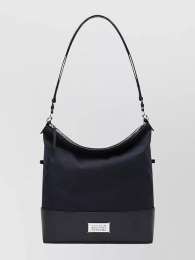 Maison Margiela Medium Shoulder Bag Adjustable Strap In Blue