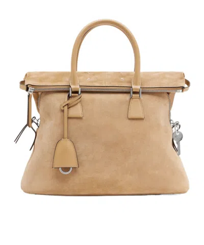 Maison Margiela Medium Soft 5ac Shoulder Bag In Brown