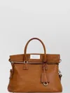 Maison Margiela Medium 5ac Loved To Death Leather Top Handle Bag In Brown