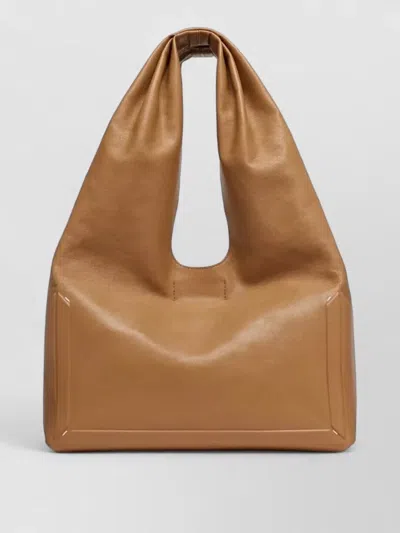 Maison Margiela Medium Tote Bag Soft Structure Handles In Brown